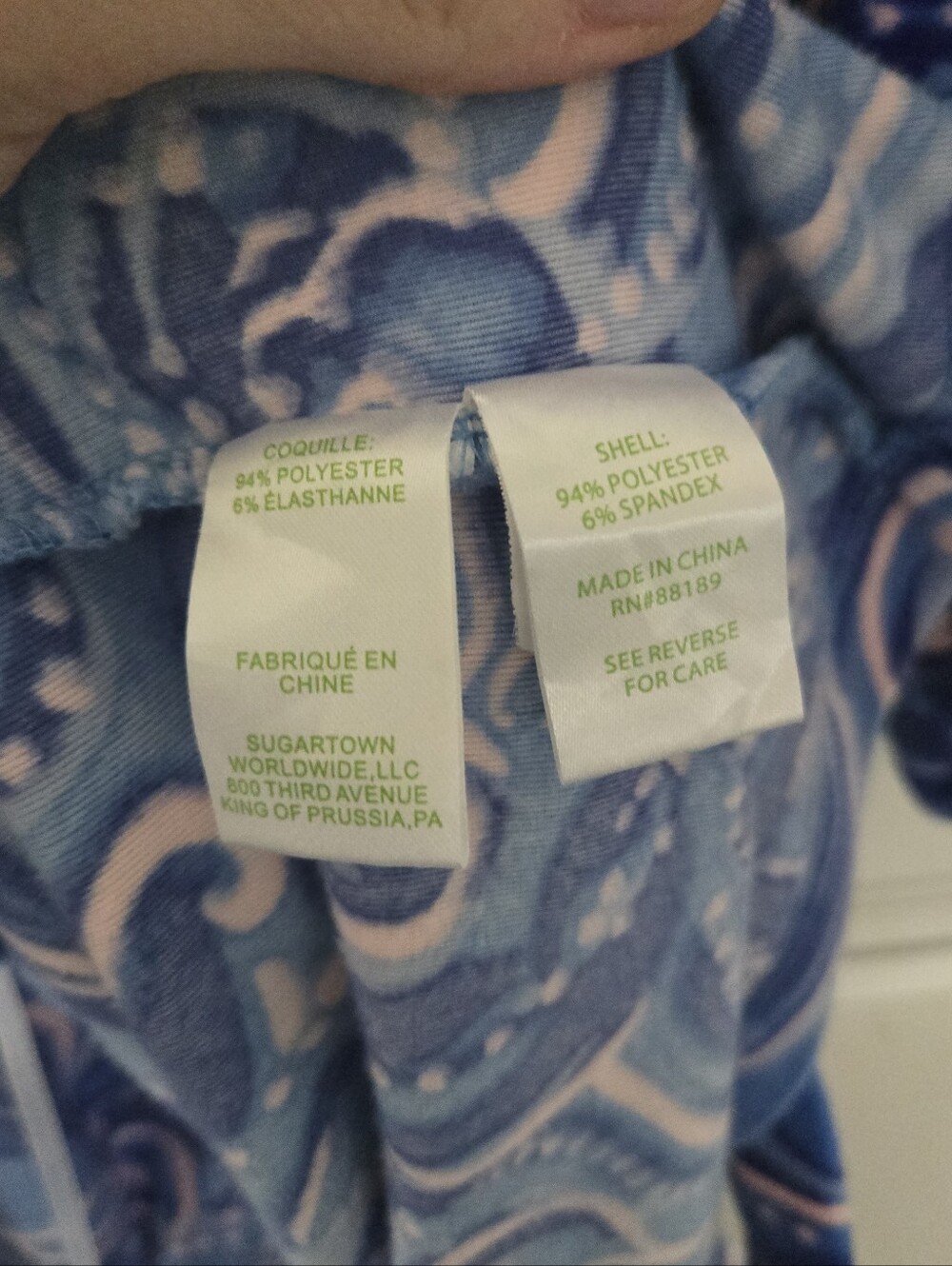 Lilly Pulitzer Blue / Pink Robe - Picture 5 of 6